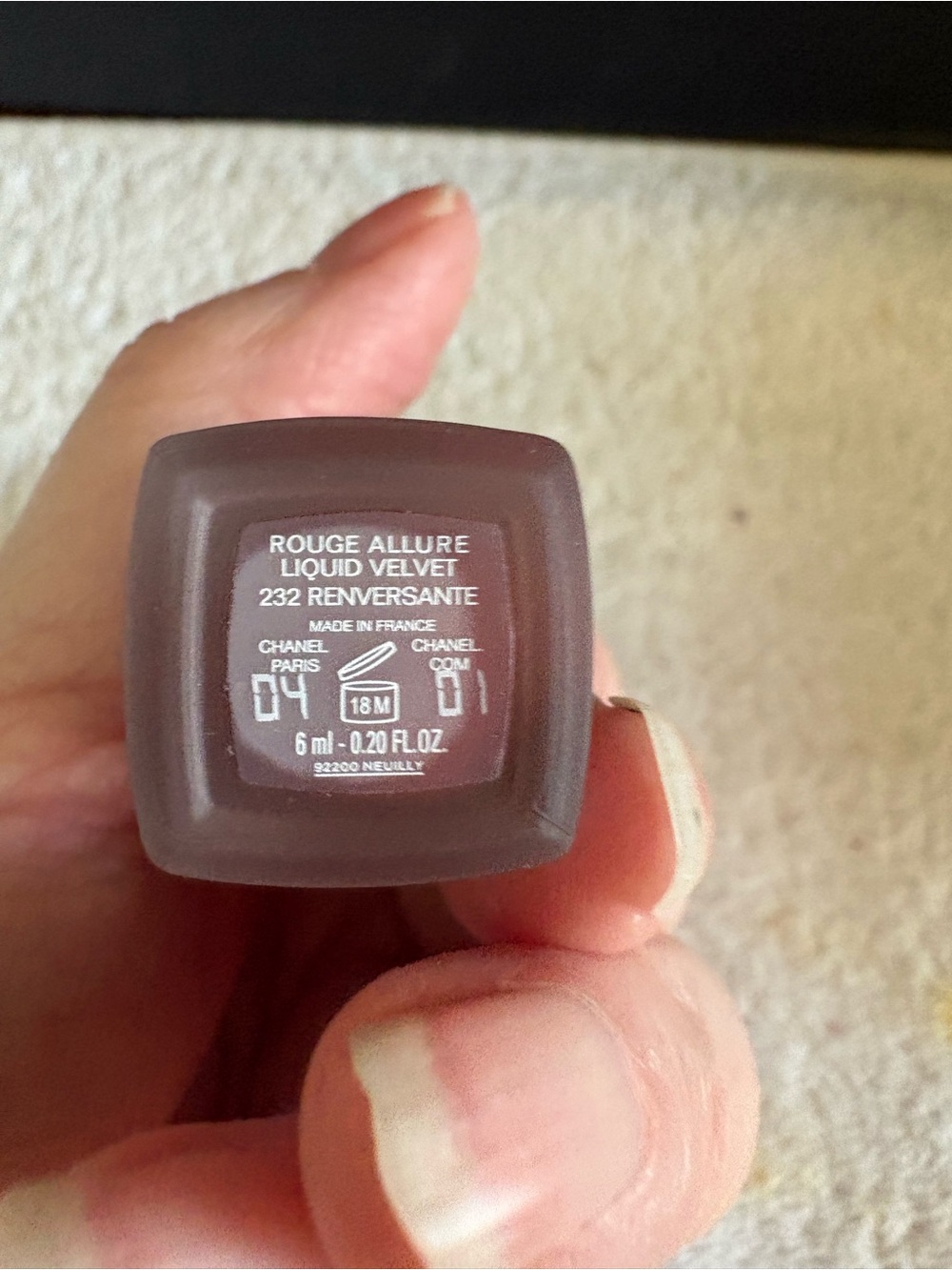 CHANEL Rouge Allure Liquid Velvet Lip Colour 232 Renversante - Picture 4 of 5
